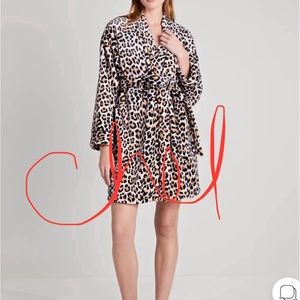 Kate Spade Leopard Print Robe